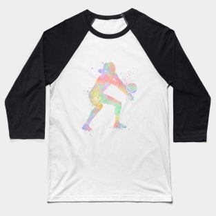 Girl Volleyball Libero Player Watercolor Sport Gift Baseball T-Shirt